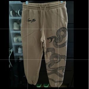 I am Gia snake sweatpants